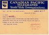 M9200 Pleased to advise international Red Cross quoting German information states you son Pilot Officer William Ivan Mouat is prisoner of war stop letter follows.
RCAF Casualties Officer