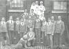Moose Jaw Military Hospital. George Ridgeway is first on the right in the front row.