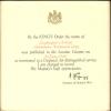 Acknowledgement from the Secretary of War
Indicatinging Colin Sewell Ross
Distinguished Service to The King of England
(Son of James Ross refer to WWI collection)
June 21, 1945