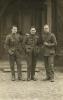 Front view. Copeland & 2 fellow P.O.W.s at Schweidnitz Gefangenenlager, April 1918.