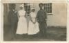 Posing with Nurses, Cape Town South Africa March 1918, Pte. Harold Dean Collection, B.E.F., WWI