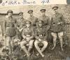 5th Battalion, France.  James Lloyd Evans standing