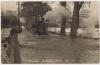 Vehicle attempting to navigate floodwaters, Salisbury Plain Floods, England 1915