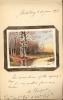 Landscape painting of birch trees, Heidelberg P.O.W. Camp, Germany, Aug. 1916, WWI