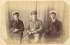 Three unidentified officers at Heidelberg P.O.W. Camp Germany, Aug. 1916, WWI