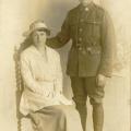 Photo, Arthur and Wife, 1918, front