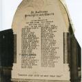 Front photo of St. Andrew's Presbyterian Church Memorial