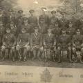 161st Canadian Infantry Battalion Officers.  James Lloyd Evans seated third from right