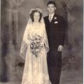 Wedding photo, June 28, 1946.