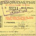 Ticket - November 17, 1916