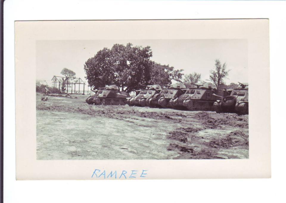 Photo #79
Tanks at
Ramree, Burma