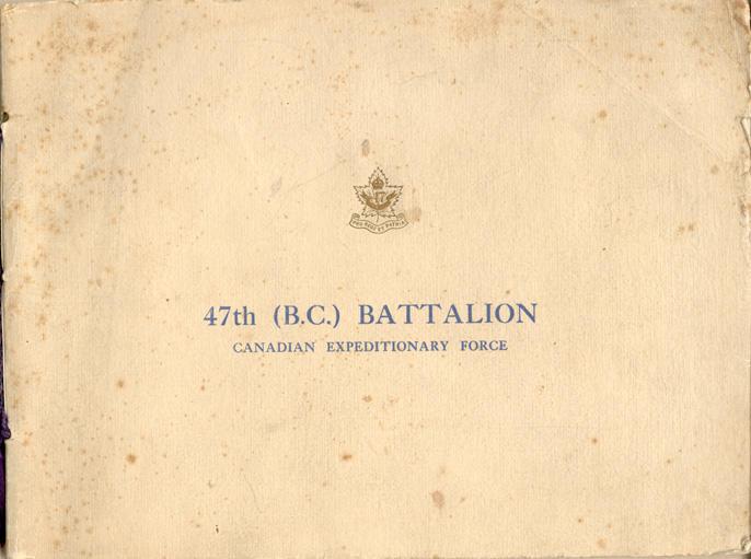 47th Battalion (B.C.)Canadian Expeditionary Force