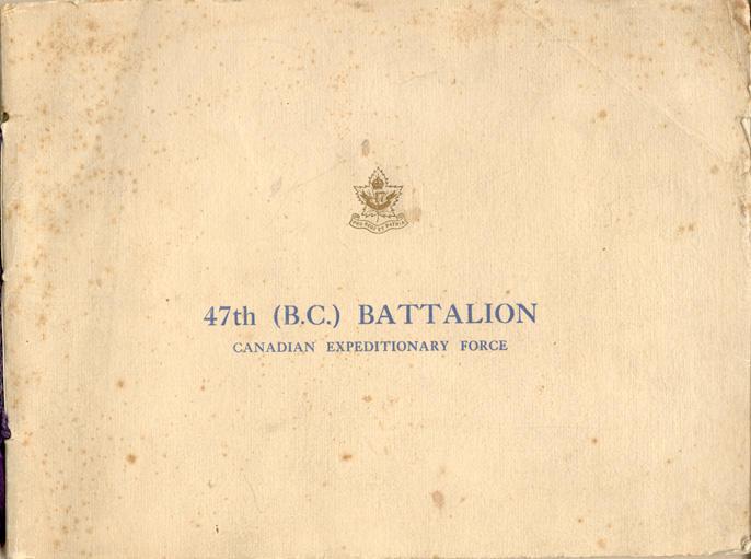 47th Battalion (B.C.)Canadian Expeditionary Force