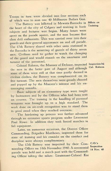 Regimental History, pg 7