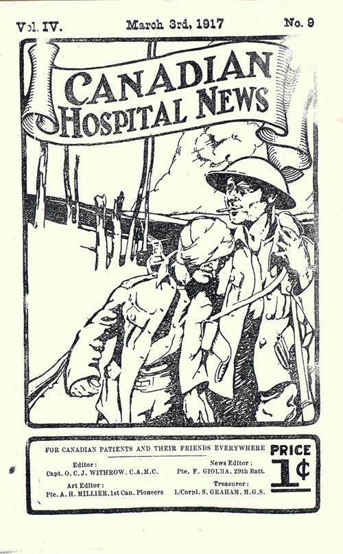 Canadian Hospital News, March 3, 1917, cover.