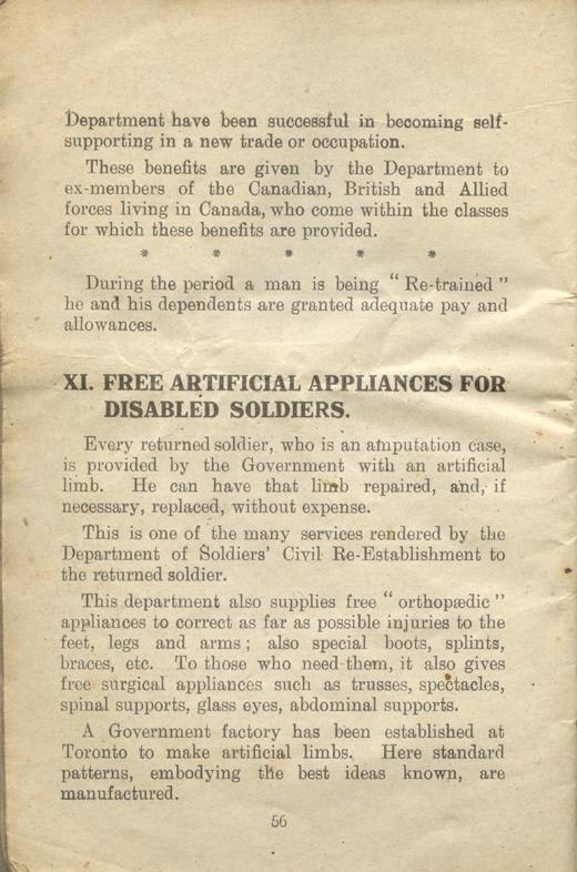 Returned Soldiers Handbook, nd, page 56