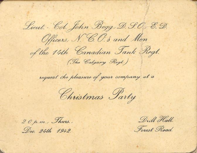 Christmas Party Invitation (front)