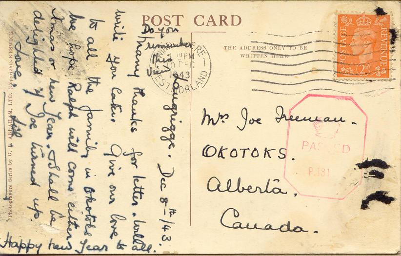 Postcard (back)