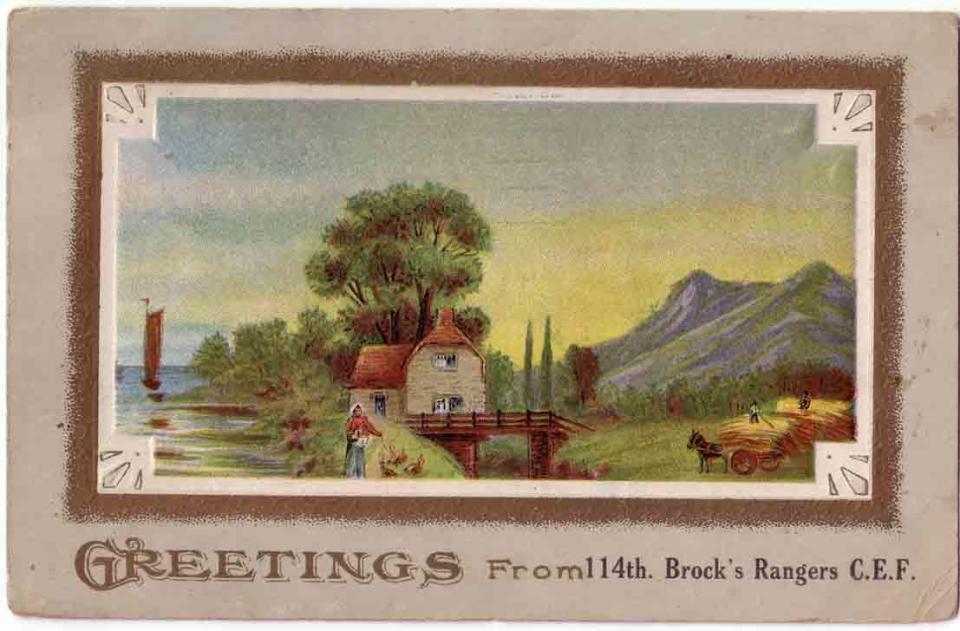"Greetings" Postcard