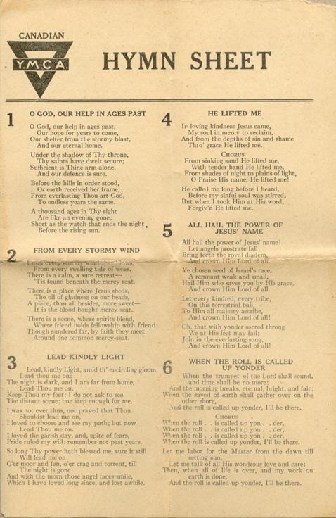 #1 Hymn Sheet