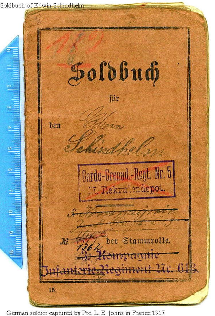 Diary of German Soldier (front)