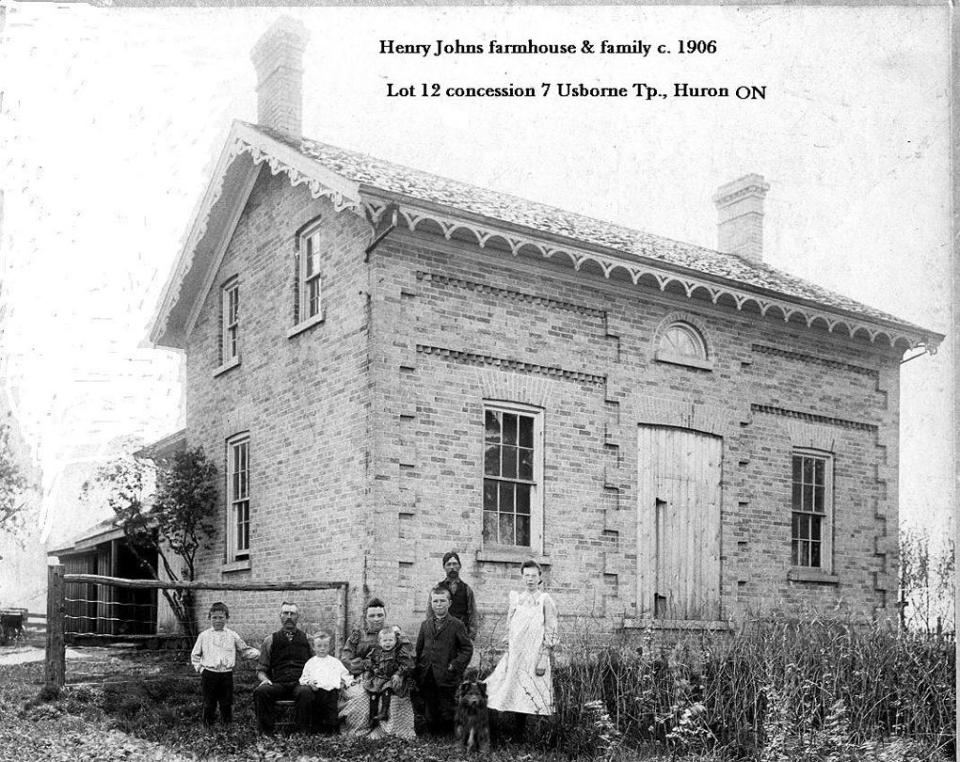 Henry Johns Farmhouse and Family