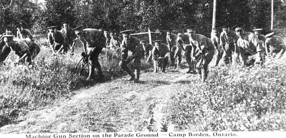 Machine Gun Section at Camp Borden