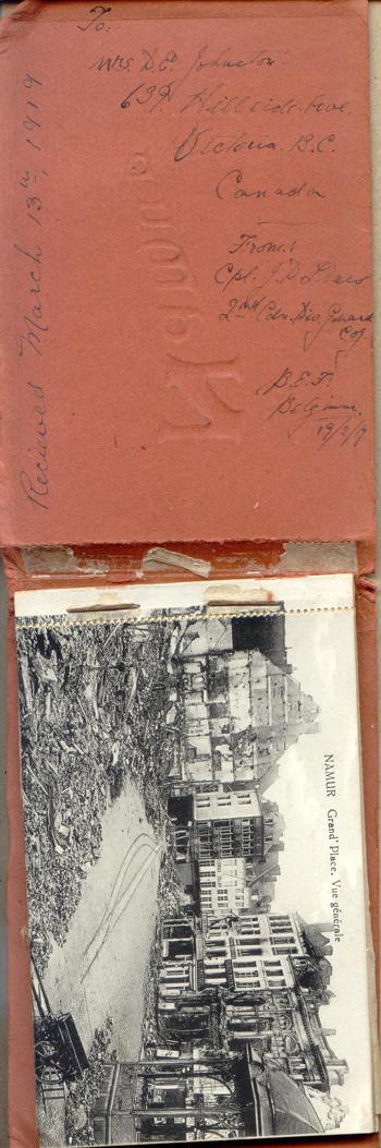 Febrauary 19, 1919, Postcard Book, inside.