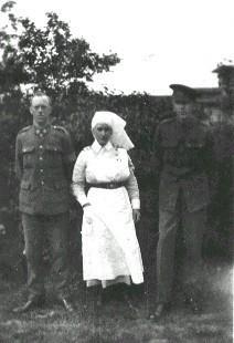 8th Canadian Field Ambulance, 1917.  George Ridgeway on the left.