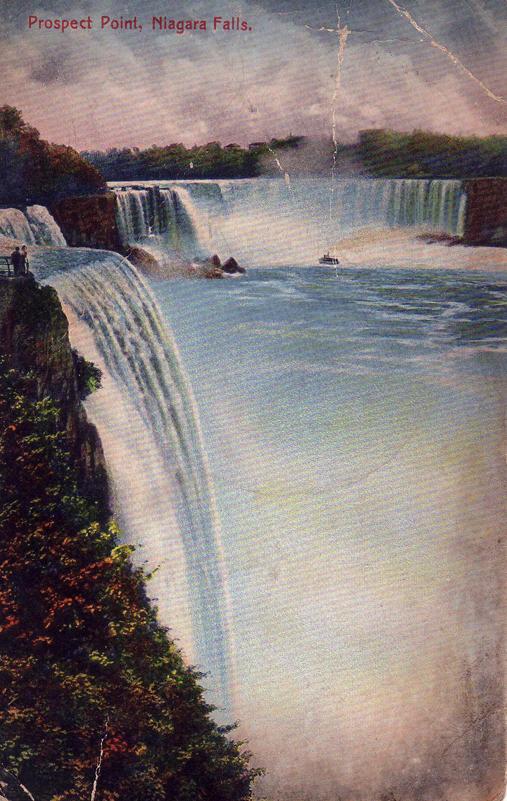 Postcard, Niagara Falls, 1914, front.