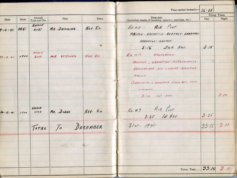 Thomas Scandiffio, Gunner Logbook, p.5