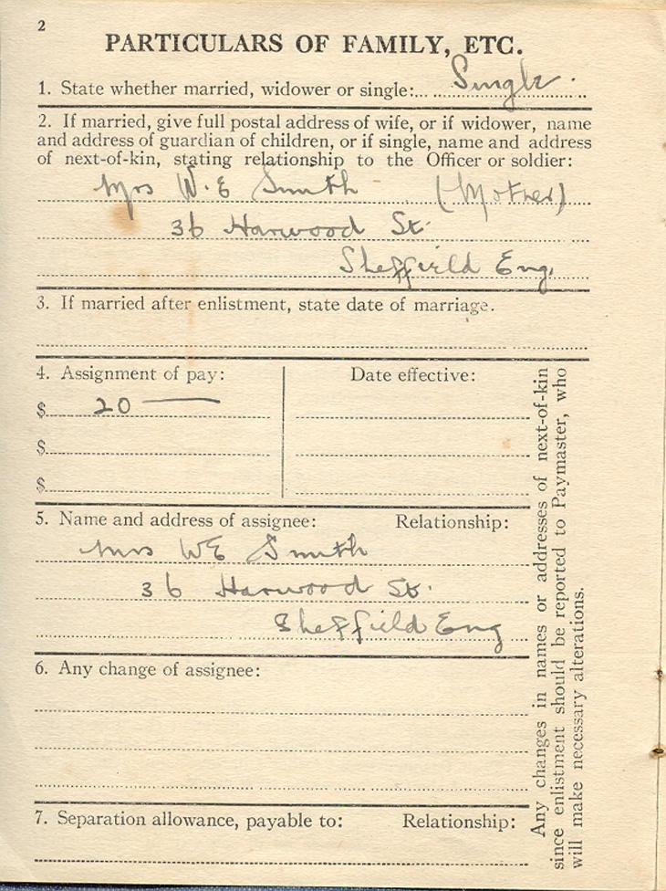 Page 2 CEF Paybook from May, 1919.