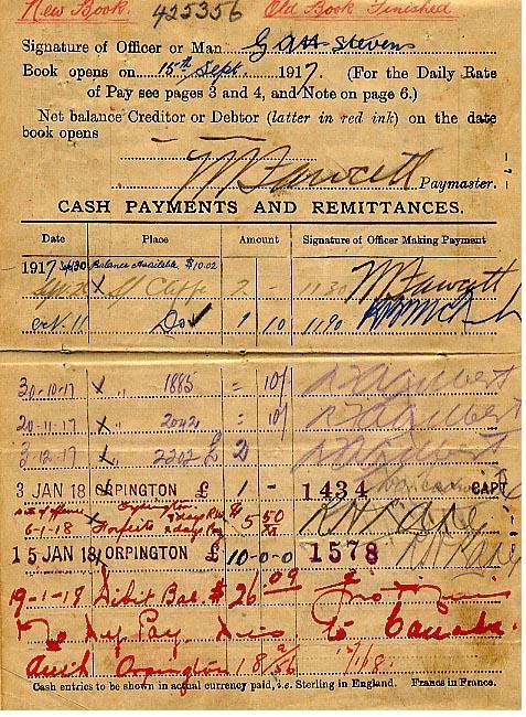 Pay book, page 5.