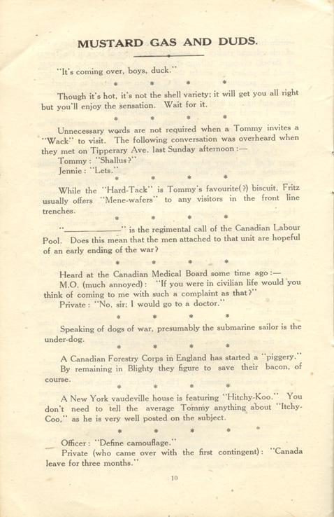 Canadian General Base
Depot Magazine
September 1918
Page 10
