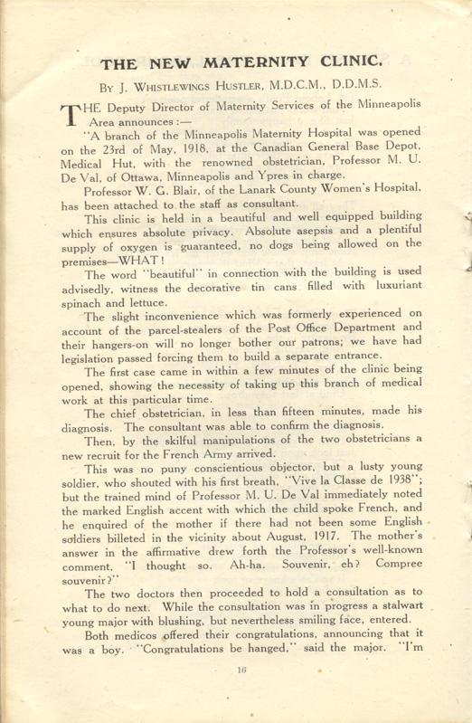 Canadian General Base
Depot Magazine
September 1918
Page 16