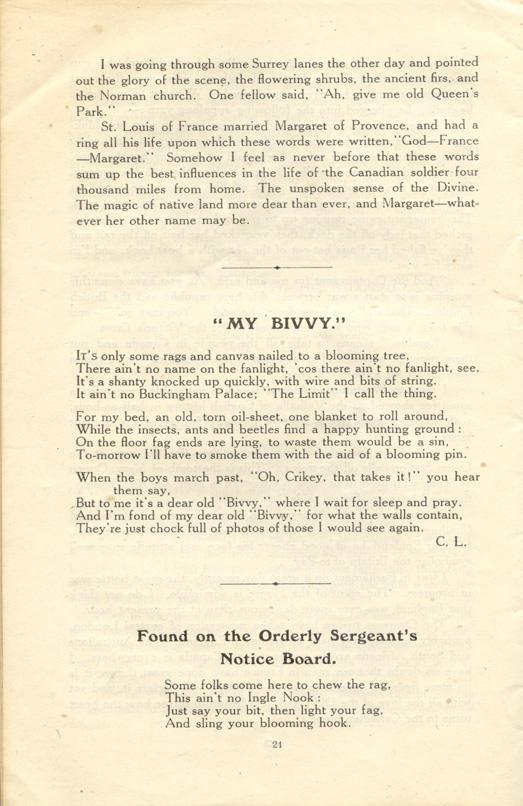 Canadian General Base
Depot Magazine
September 1918
Page 24