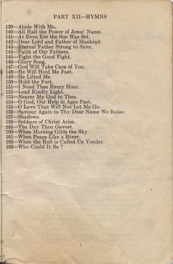 William Daniel Boon. Canadian Soldiers Songbook. Page 7.