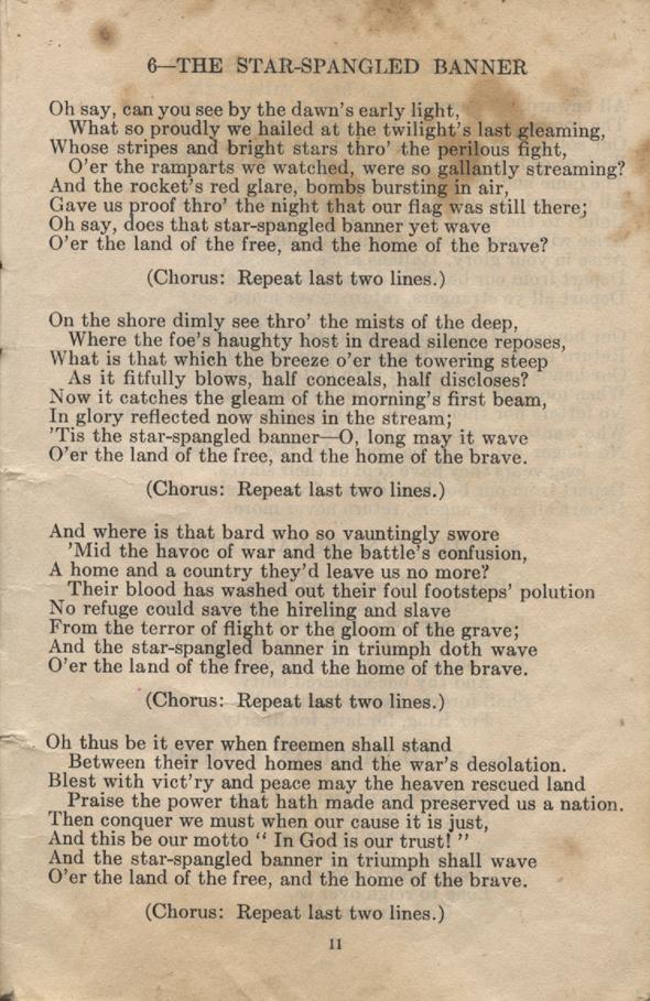 William Daniel Boon. Canadian Soldiers Songbook. Page 11.