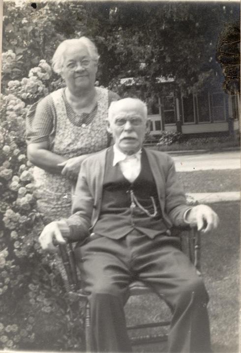Photograph of William Clay's parents.