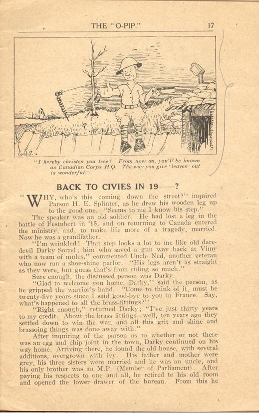 Paris Number
"O-PIP" Booklet
Published Monthly by
58th Battery C.F.A
Page 17