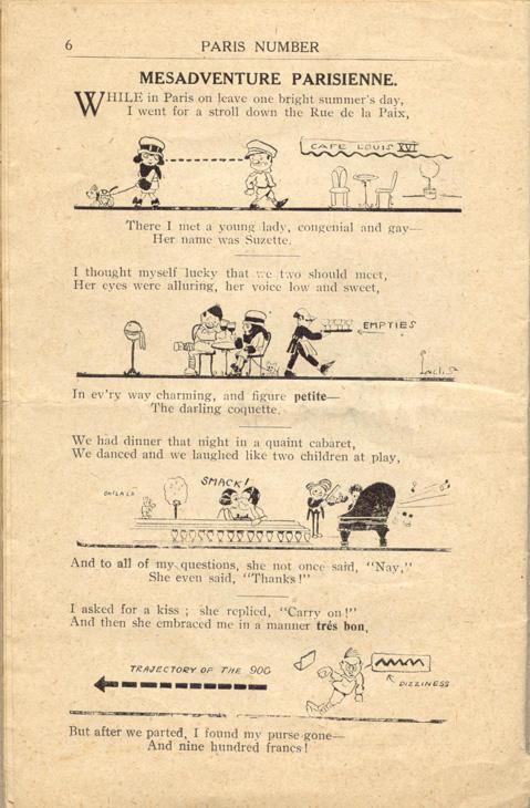 Paris Number
"O-PIP" Booklet
Published Monthly by
58th Battery C.F.A
Page 6