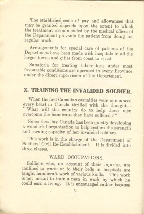 Returned Soldiers' Handbook 1
Page 54