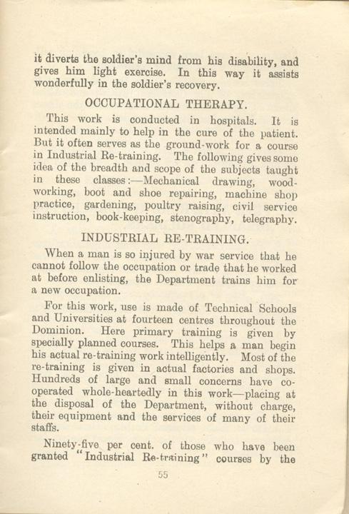 Returned Soldiers' Handbook 1
Page 55