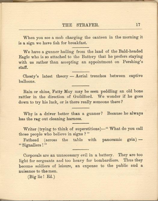 The Strafer - Booklet
August, 1917
Page 17
