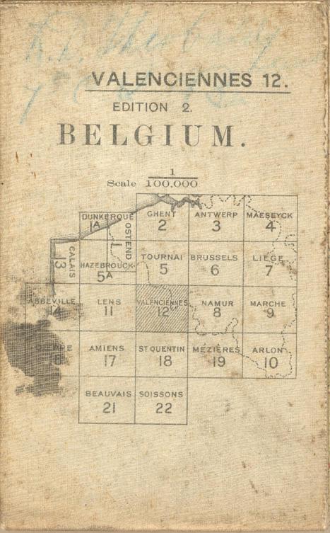 Map of Valenciennes Belgium
April 1916
Cover