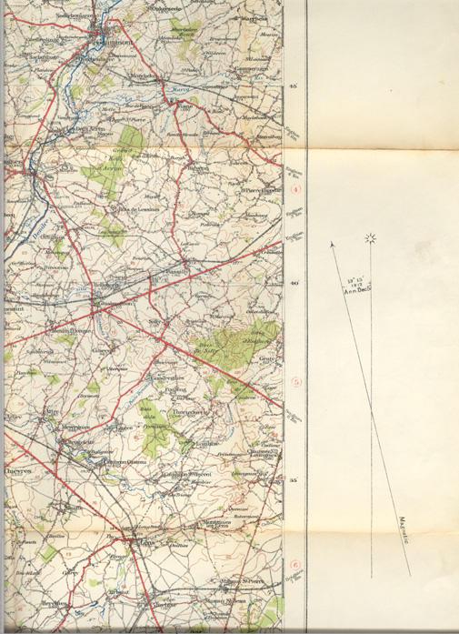 Map of Tournai Belgium
July 1912
Middle Left #1