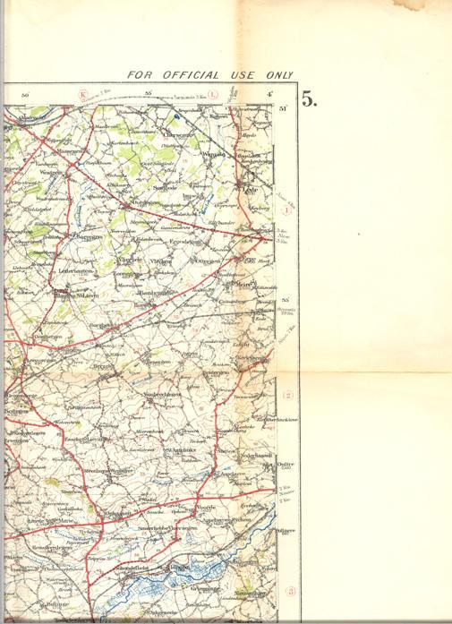 Map of Tournai Belgium
July 1912
Top Left #1