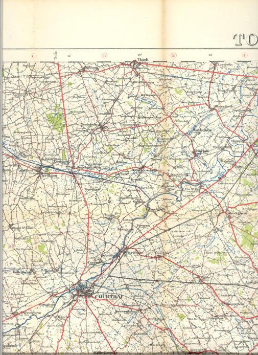 Map of Tournai Belgium
July 1912
Top Right #2