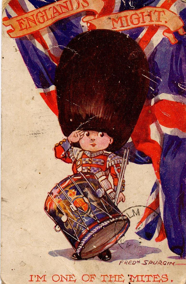 Post Card
"Englands Might/Mite"
Front Only