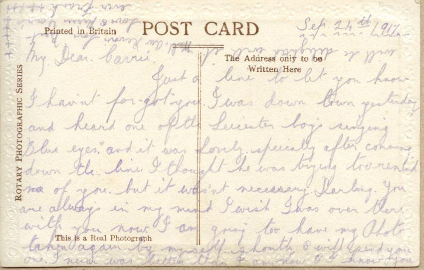 Sept. 24th 1917, back